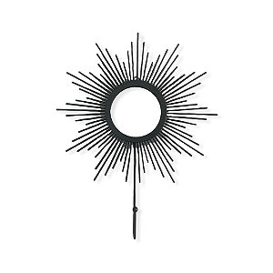 Espelho c/ Gancho Sol Preto