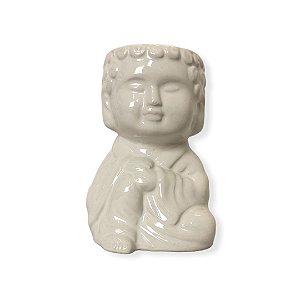 Cachepot Buda Porcelana Branco