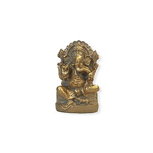 Ganesha Resina Bege 8cm