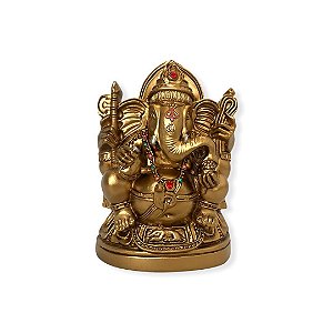 Ganesha Dourado 12cm