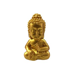 Buda Dourado 5cm modelo 4