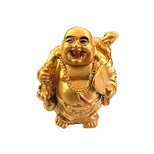Buda Dourado de Resina modelo C