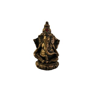 Ganesha Pequeno Ouro envelhecido