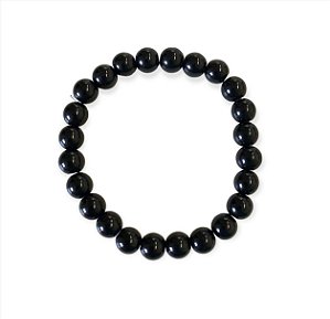 Pulseira Bolinha Obsidiana Negra