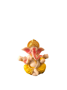 Ganesha Resina Amarelo