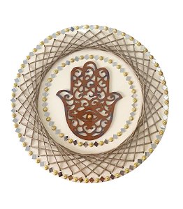 Mandala de Madeira- Mão de Hamsa G