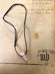 Colar Difusor Quartzo Rosa