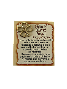 Amuleto Trevo Carteira