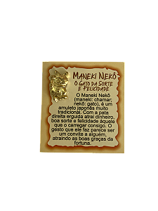 Amuleto Maneki Neko Carteira