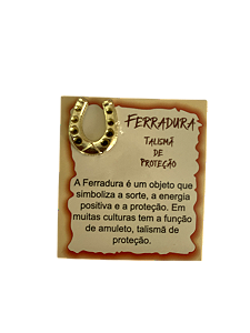 Amuleto Ferradura Carteira