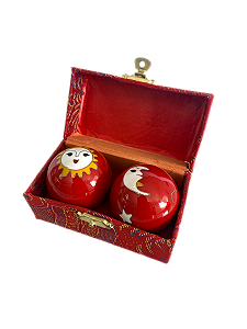 Bola da Saúde Sol e Lua Vermelho