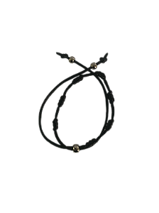 Pulseira Kabbalah 7 Nós Preta
