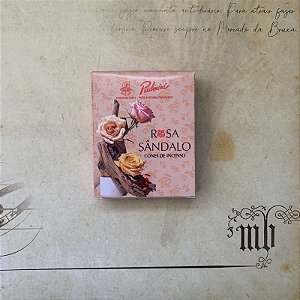 Incenso Rosa Sândalo Cascata Padmini