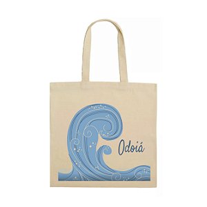 Sacola Ecobag Onda do Mar, Odoiá – Movimento, Fluidez e Conexão com Iemanjá