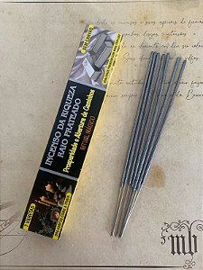 Incenso da Riqueza Raio Prateado Ritual Mágico