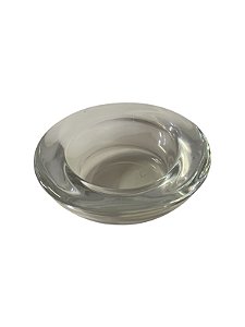 Castiçal Vidro Redondo 7,5cm