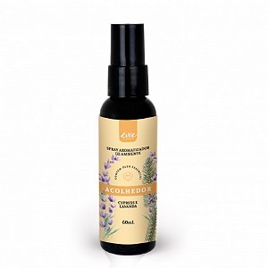 Spray Aromatizador de Ambiente Acolhedor Cyprests e Lavanda 60 ml – Êvie D’ Parfum