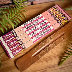 Kit 05 Caixas Musgo do Carvalho + incensário brinde