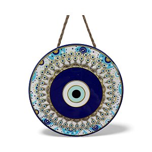 Mandala Porcelana Olho Grego
