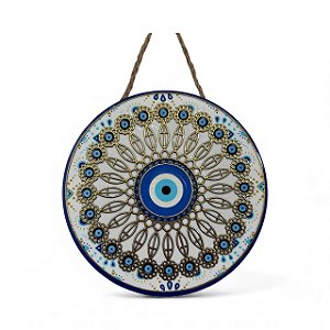 Mandala Porcelana Olho Grego