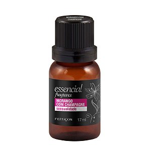 Essência para Ambiente Essencial Fragrance Morango com Champagne Sensualidade 17ml
