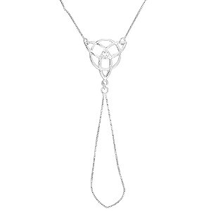 Pulseira-anel Triskle Prateada