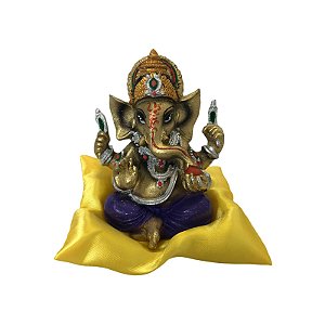 Ganesha na Almofada Roxo