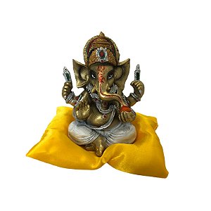 Ganesha na Almofada Branco