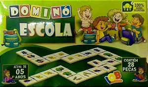 Brinquedo Infantil Jogo Domino Com Estojo 10mm Art Brink - Papellotti