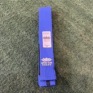 Faixa Azul Lotus Jiu-Jitsu com Bordado