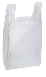 Sacolas Plásticas 70x90 p/ 10Kg - c/ 500 sem impressão - Modelo Alça Camiseta