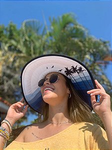 Chapéu de Palha - Azul Coqueiros