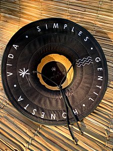 Chapéu de Palha - Preto Vida Simples