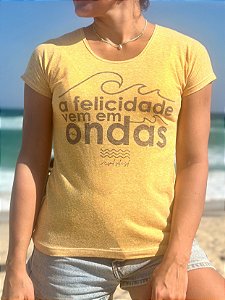 Baby Look Felicidade em Ondas