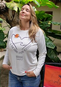 Casaco Moletinho Soft Offwhite - Cauda Onda