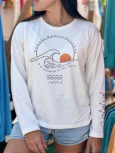 Casaco Moletinho Soft Offwhite - Boas Vibrações