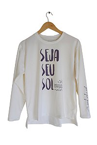 Casaco Moletinho Soft Offwhite - Seja Sol