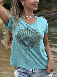 Baby Look Concha Onda