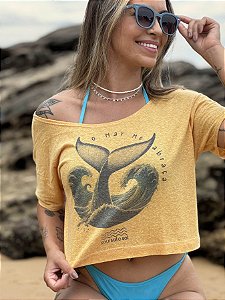 Cropped Adulto - O mar me abraça