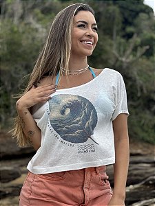 Cropped Adulto - Folha Onda