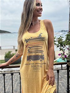Vestido Longo - Kombi Pranchas