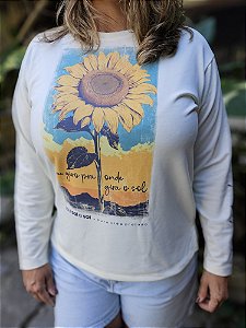 Casaco Moletinho Offwhite - Girassol