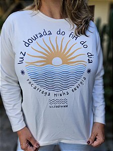 Casaco Moletinho Offwhite - Luz Dourada