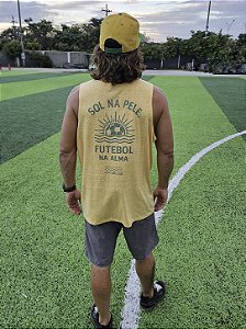 Regata Masculina Sol na Pele Futebol ma Alma