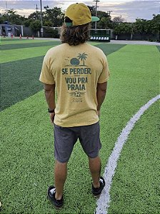 Camiseta Masculina Se Perder Vou pra Praia