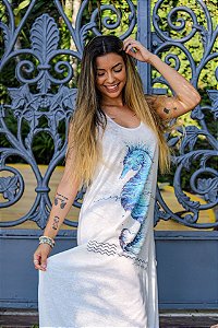Vestido Longo - Cavalo Marinho