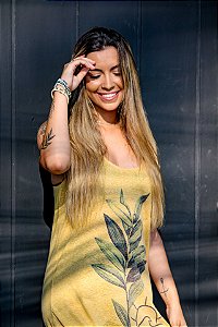 Vestido Longo - Verde Folha