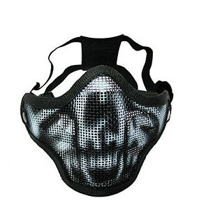 Mascara com tela meia face - Preta