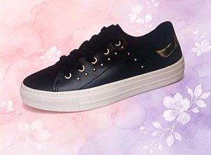 Tênis Beira Rio Feminino Napa Sardenha Neo Metal Glamour 4220.114