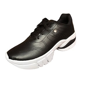 Tênis Maya Shoes Feminino Napa Plataforma Neo Metal Ouro S1602